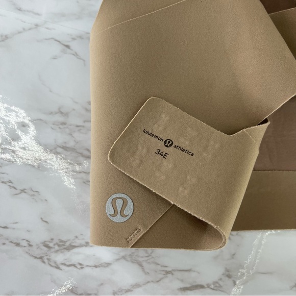 Lululemon Enlite Sports Bra High Support Tan Sand Size 34E - Picture 4 of 4